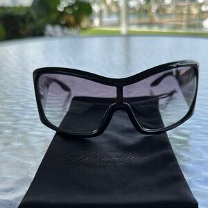 Blumarine Black Designer Sunglasses